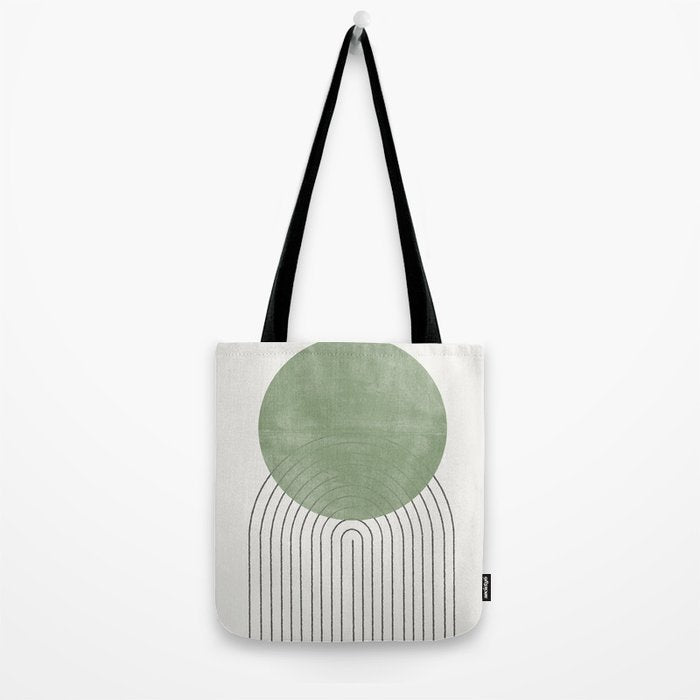 Green Sun Positive Vibe  Tote Bag Gallery Image 2