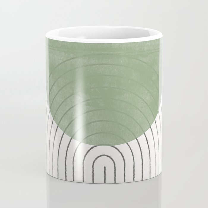 Green Sun Positive Vibe  Coffee Mug Gallery Image 4