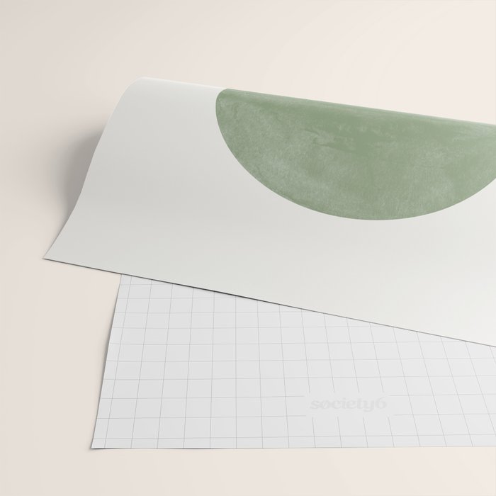 Green Sun Positive Vibe  Wrapping Paper Gallery Image 2