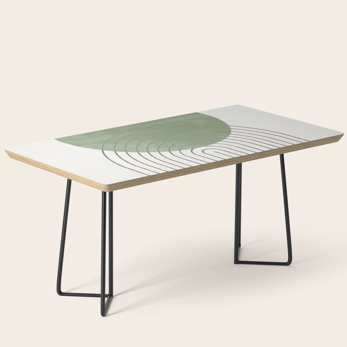 Green Sun Positive Vibe  Coffee Table Gallery Image 1