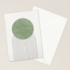 Green Sun Positive Vibe  Stationery Card Gallery Image 2