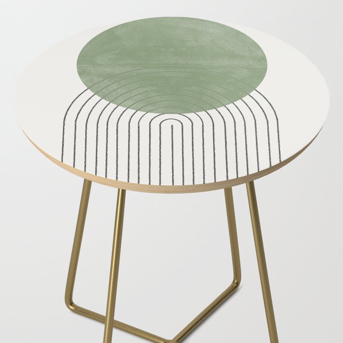 Green Sun Positive Vibe  Side Table Gallery Image 2