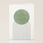 Green Sun Positive Vibe  Stationery Card Gallery Image 2