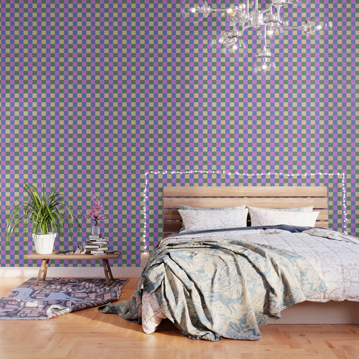 Checkered Multicolor Pattern XXI Colorful Spring Wallpaper Gallery Image 1