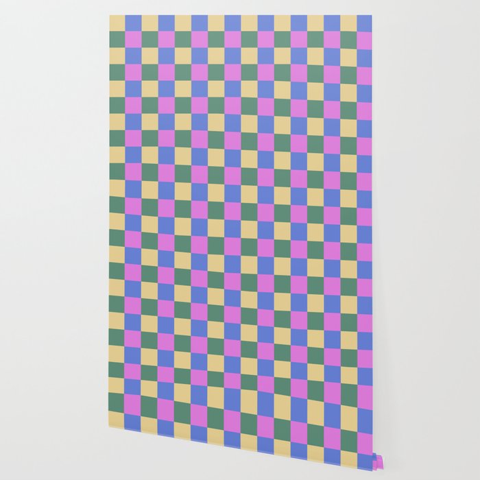 Checkered Multicolor Pattern XXI Colorful Spring Wallpaper Gallery Image 2