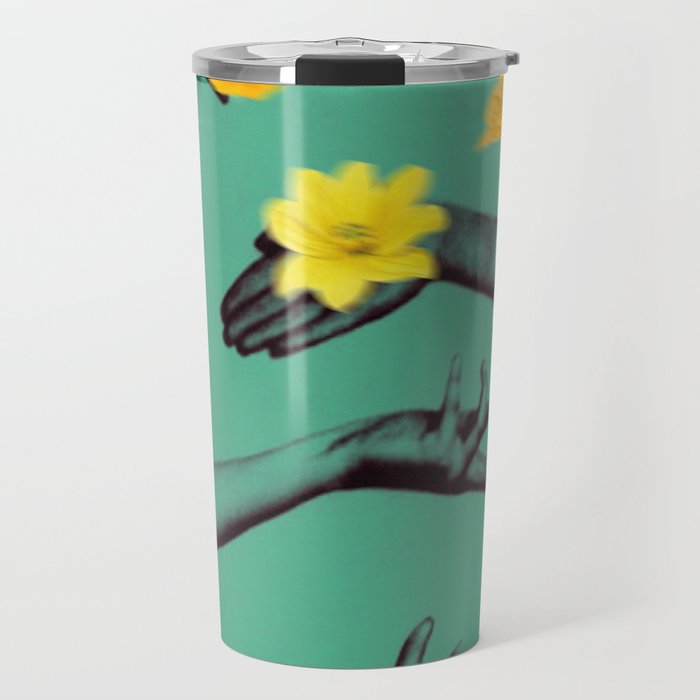 Jewels in Teal Travel Mug Gallery Image 1