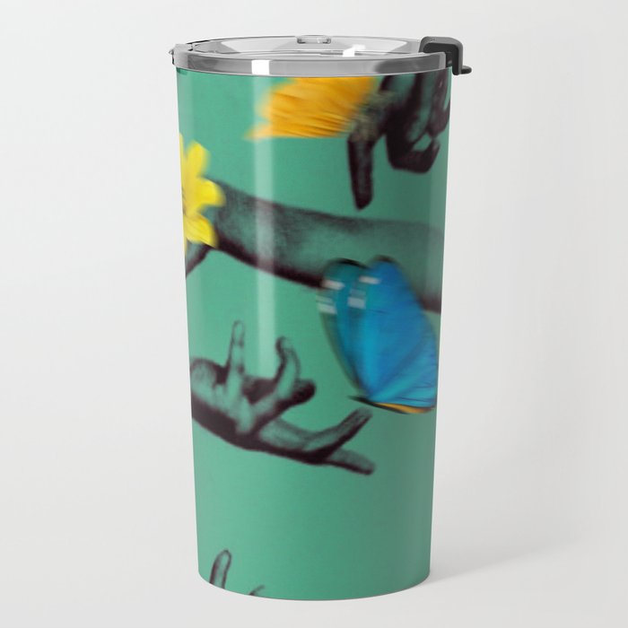 Jewels in Teal Travel Mug Gallery Image 2