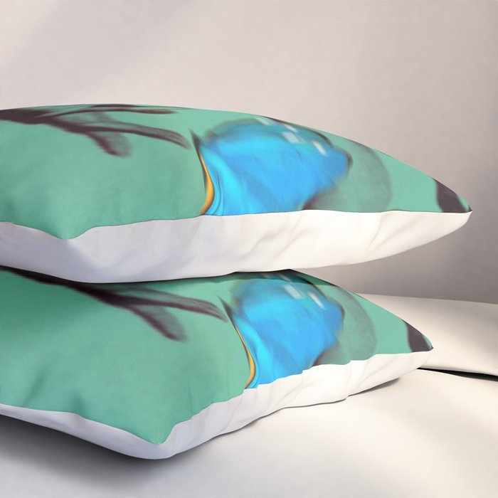 Jewels in Teal Pillow Sham Gallery Image 3