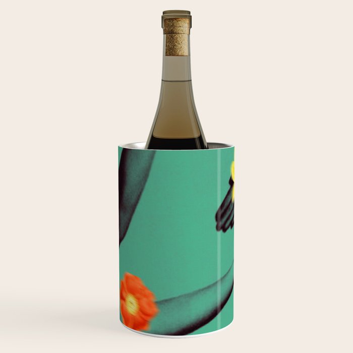 Jewels in Teal Wine Chiller Gallery Image 2