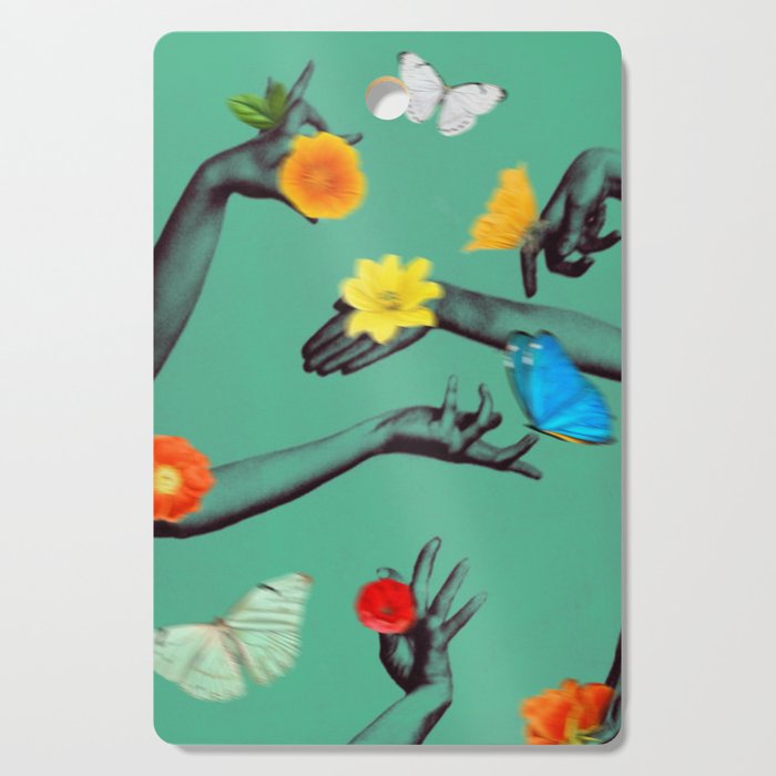 Jewels in Teal Cutting Board Gallery Image 1