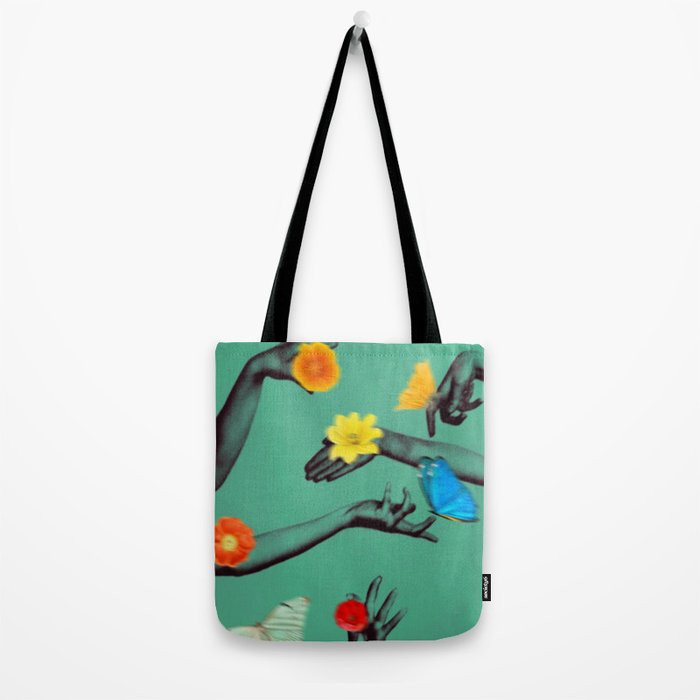 Jewels in Teal Tote Bag Gallery Image 2