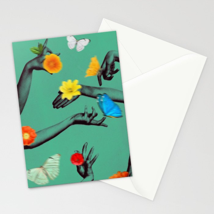 Jewels in Teal Stationery Card Gallery Image 2