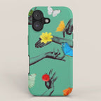 Jewels in Teal iPhone Case Gallery Image 1