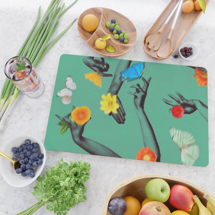 Jewels in Teal Cutting Board Gallery Image 2