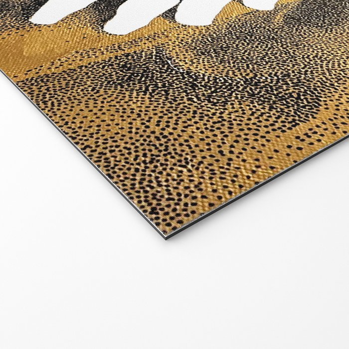 Echoes II - NOODOOD Painting (Gold doesn't print shiny) Welcome Mat Gallery Image 2