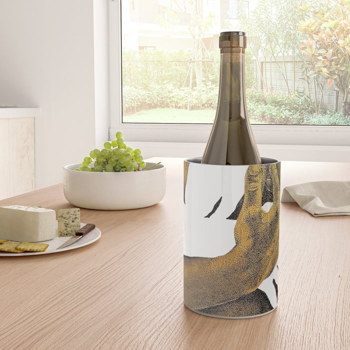 Echoes II - NOODOOD Painting (Gold doesn't print shiny) Wine Chiller Gallery Image 4