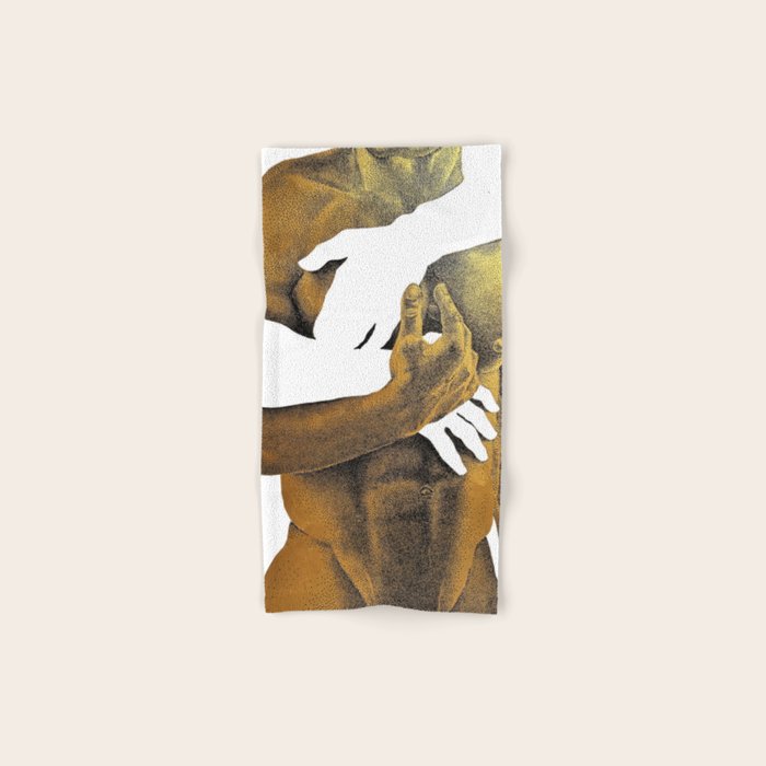 Echoes II - NOODOOD Painting (Gold doesn't print shiny) Bath Towel Gallery Image 1