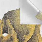 Echoes II - NOODOOD Painting (Gold doesn't print shiny) Wall Tapestry Gallery Image 3