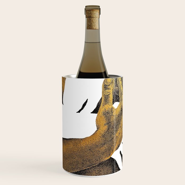 Echoes II - NOODOOD Painting (Gold doesn't print shiny) Wine Chiller Gallery Image 1