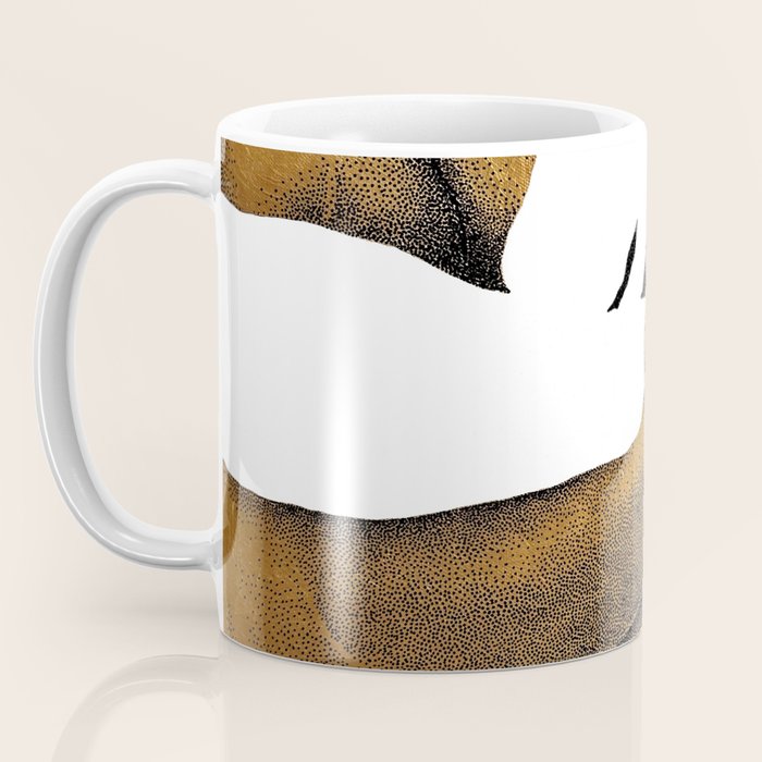 Echoes II - NOODOOD Painting (Gold doesn't print shiny) Coffee Mug Gallery Image 3