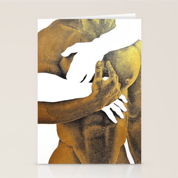 Echoes II - NOODOOD Painting (Gold doesn't print shiny) Stationery Card Gallery Image 2