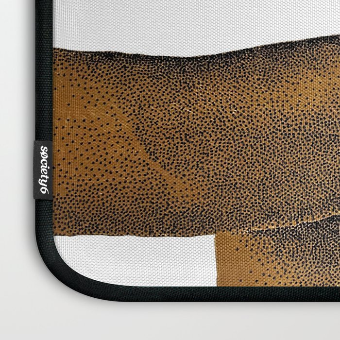Echoes II - NOODOOD Painting (Gold doesn't print shiny) Laptop Sleeve Gallery Image 3