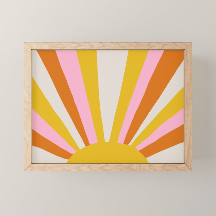 sunshine state of mind Mini Art Print Gallery Image 1