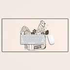 HAWAII (In Cream) Desk Mat Gallery Image 1