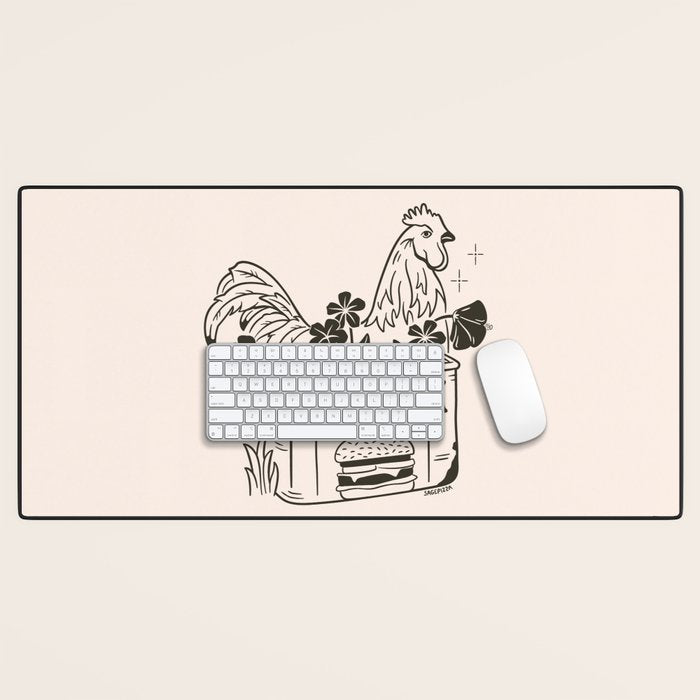 HAWAII (In Cream) Desk Mat Gallery Image 1