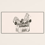 HAWAII (In Cream) Desk Mat Gallery Image 3