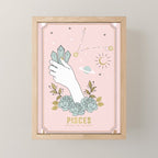 Pisces Zodiac sign Mini Art Print Gallery Image 1