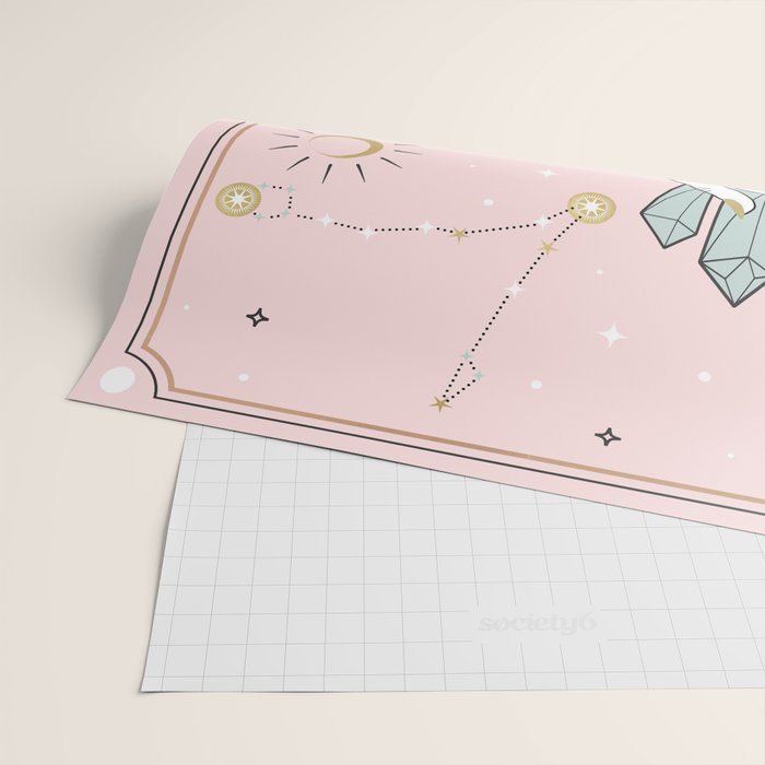 Pisces Zodiac sign Wrapping Paper Gallery Image 2