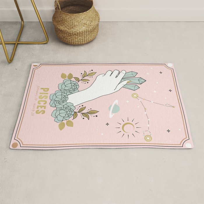 Pisces Zodiac sign Rug Gallery Image 1