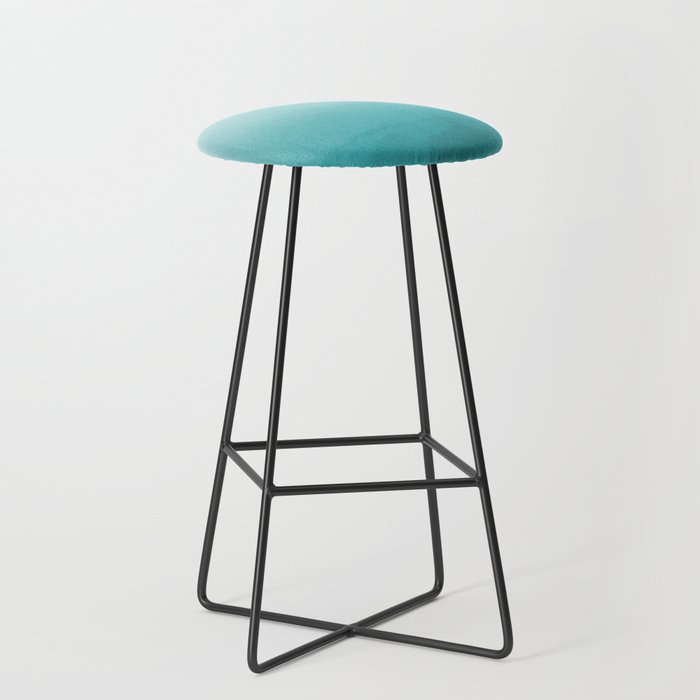 Best Seller Aqua Teal Turquoise Watercolor Ombre Gradient Blend Abstract Art - Aquarium SW 6767 Stool Gallery Image 1