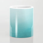 Best Seller Aqua Teal Turquoise Watercolor Ombre Gradient Blend Abstract Art - Aquarium SW 6767 Coffee Mug Gallery Image 4