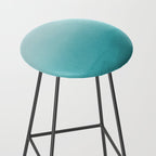Best Seller Aqua Teal Turquoise Watercolor Ombre Gradient Blend Abstract Art - Aquarium SW 6767 Stool Gallery Image 2