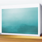 Best Seller Aqua Teal Turquoise Watercolor Ombre Gradient Blend Abstract Art - Aquarium SW 6767 Wall Mural Gallery Image 2