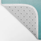 Best Seller Aqua Teal Turquoise Watercolor Ombre Gradient Blend Abstract Art - Aquarium SW 6767 Bath Mat Gallery Image 2