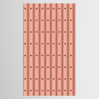 Stripes With Lines and Dots pattern burgundy Tablecloth Gallery Image 2