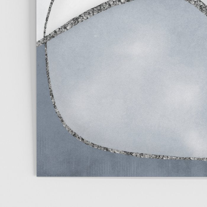 Minimal Blue Grey Shapes Poster Gallery Image 3
