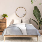 Minimal Blue Grey Shapes Comforter Gallery Image 3