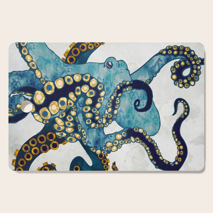 Metallic Octopus VI Cutting Board Gallery Image 1