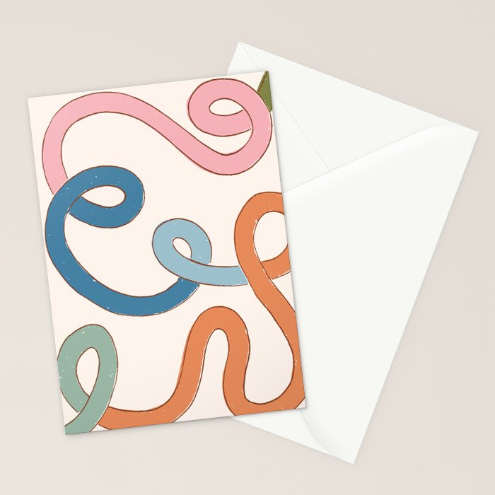 The road to success modern motivation Stationery Card Gallery Image 2