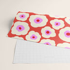 Pink, Red and White Flower Wrapping Paper Gallery Image 2