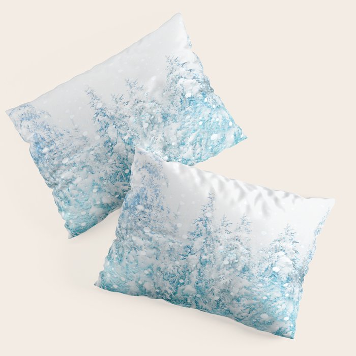 Snowy Pines Pillow Sham Gallery Image 3