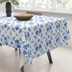 Floral Pleasure blue B Tablecloth Gallery Image 3