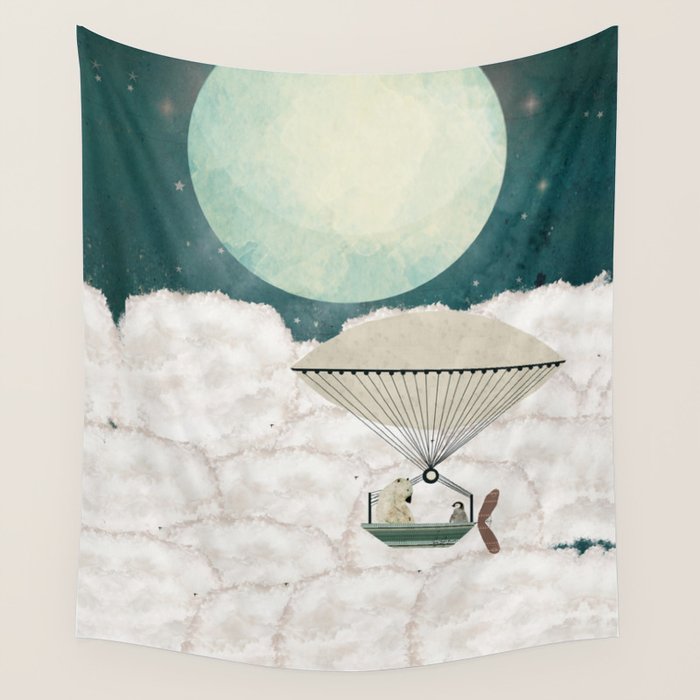 arctic explorers Wall Tapestry Gallery Image 4