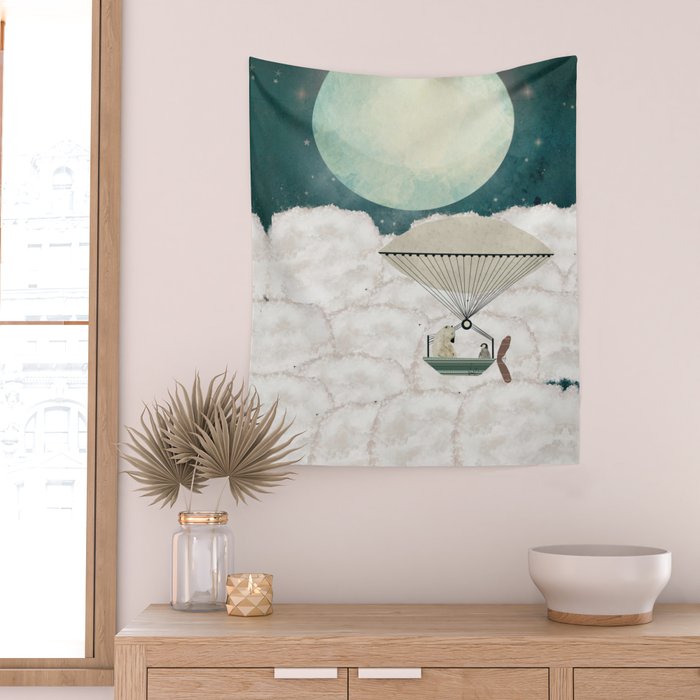 arctic explorers Wall Tapestry Gallery Image 2