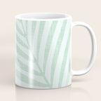 Mint Green Minimal Palm Silhouette Coffee Mug Gallery Image 1