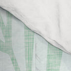 Mint Green Minimal Palm Silhouette Comforter Gallery Image 4